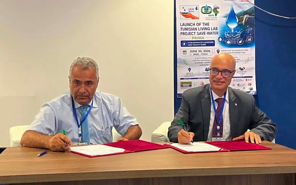 Agreement with the DGRE and launch of the Tunisian PRIMA SAVE Water living lab at FST