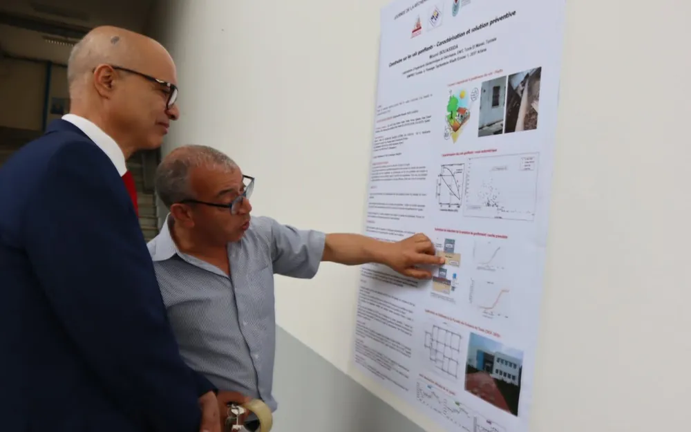 Laboratory posters at the Research Structures Day, ENIT
