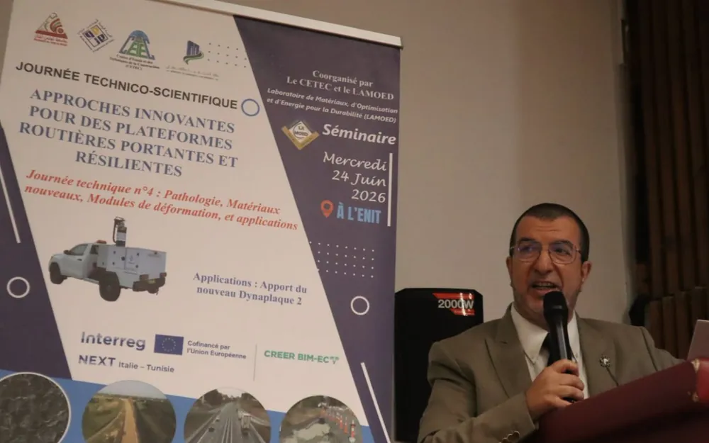 Créer Bim-Ec study day on sustainable roads, ENIT