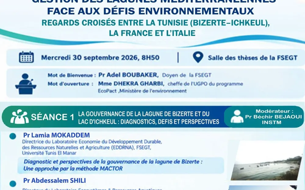 Programme of the seminar on the governance of Mediterranean lagoons, FSEGT
